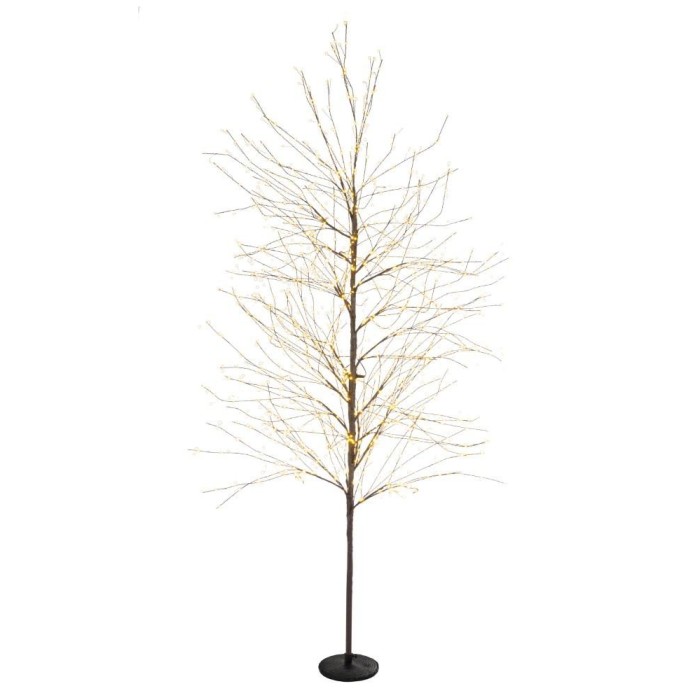 ALBERO BUNCH H.210CM 2000 LED MARRONE